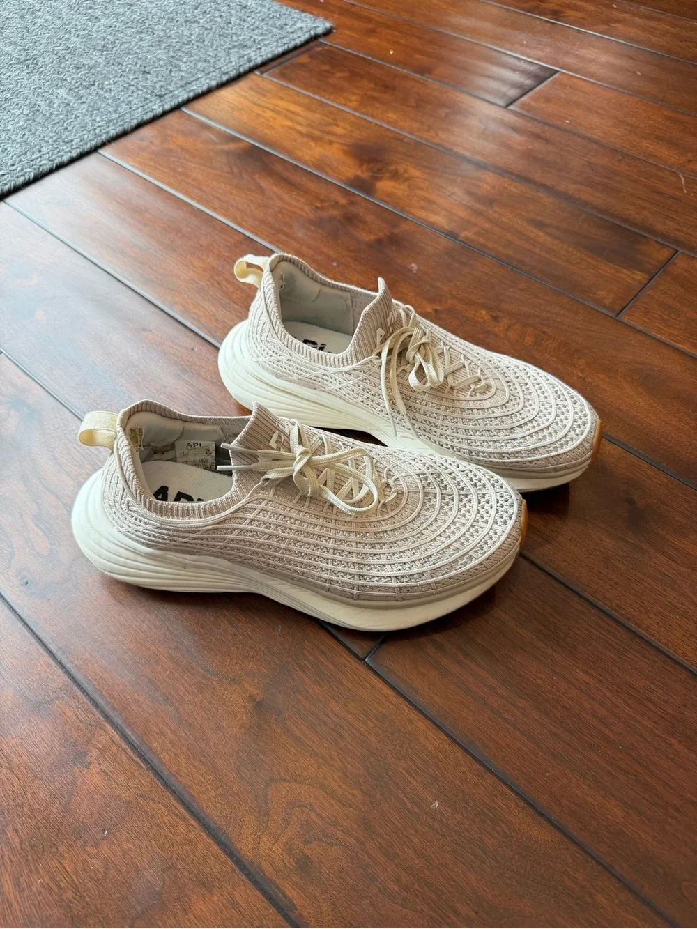 APL Zipline Sneaker in Parchment, White, & Gum